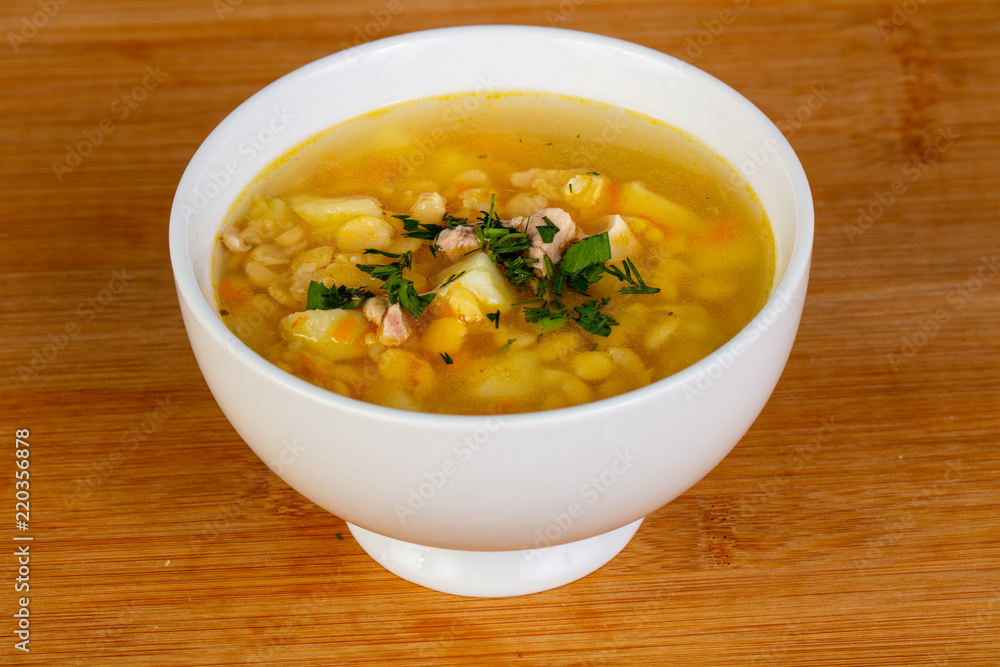 Pea soup with meat Pea soup with meat