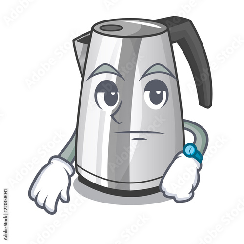 Waiting mascot cartoon household kitchen electric kettle