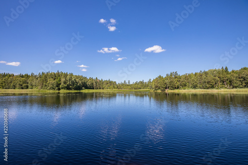 Fototapeta Naklejka Na Ścianę i Meble -  Scandinavian lake view