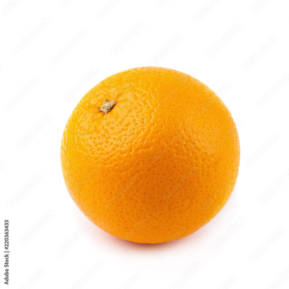 Fresh orange isolated on a white background Fresh orange isolated on a white background