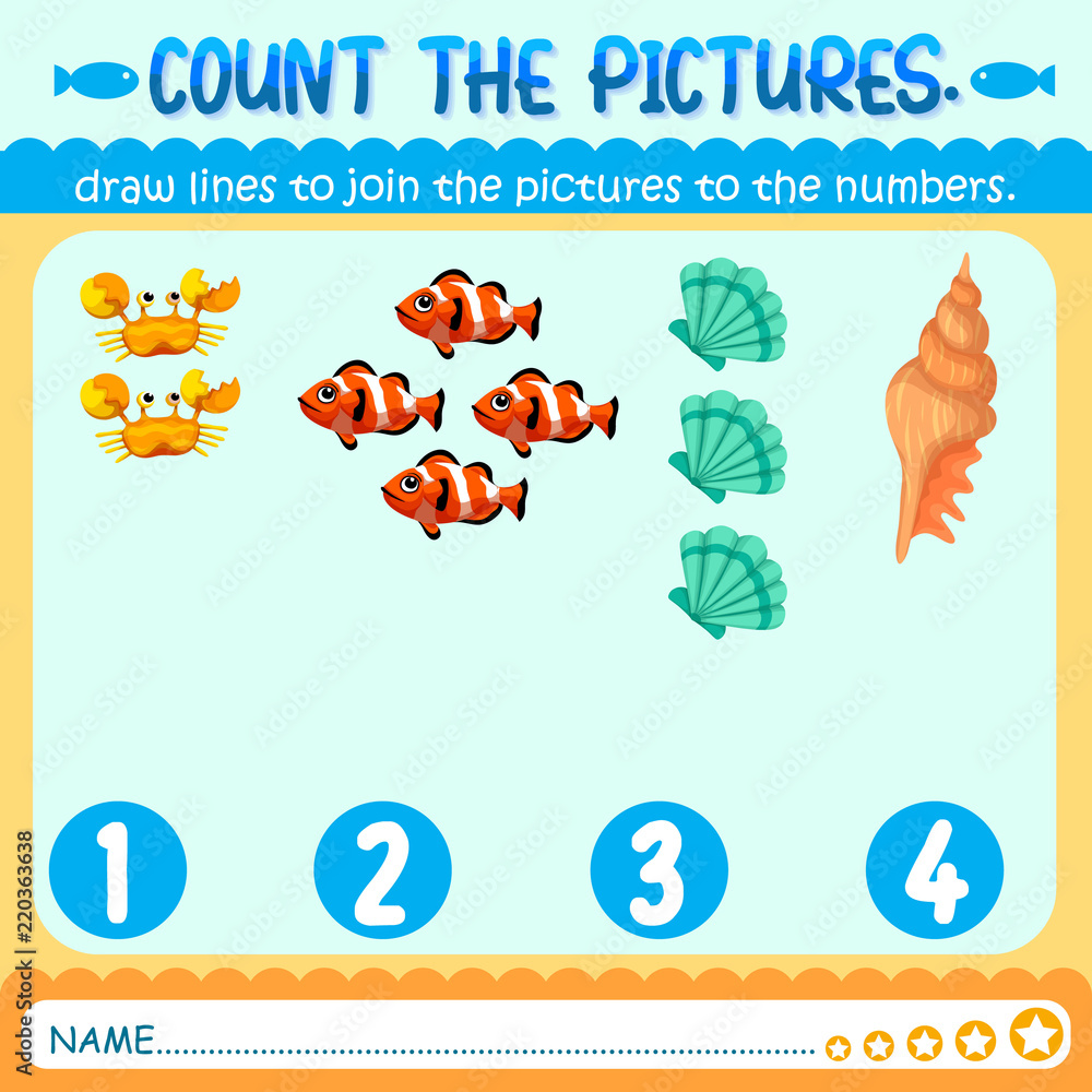 count the pictures. count the pictures.