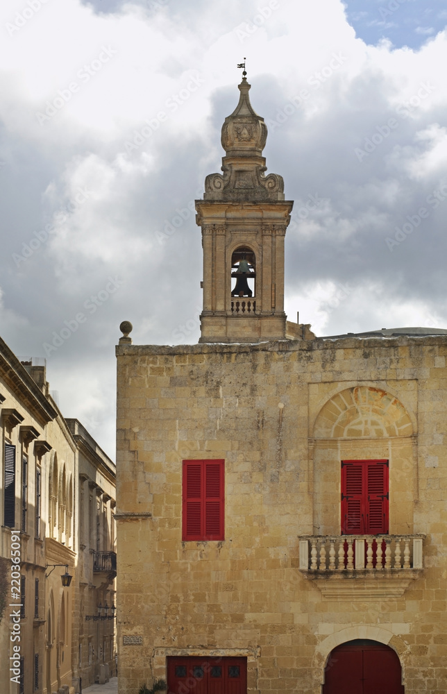 Fototapeta premium Carmelite church in Mdina Malta