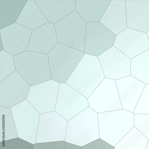 Brown  grey and green  Big Hexagon in square shape background illustration.