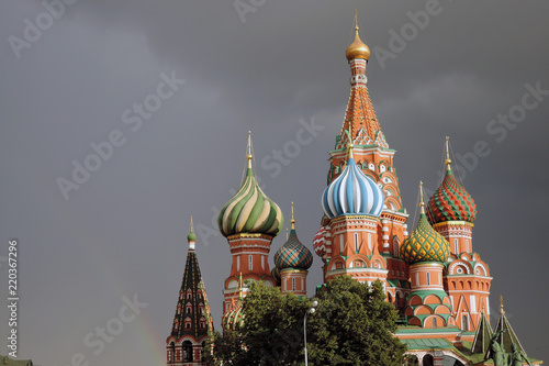 Saint Basils Cathedral on the Red Square in Moscow.