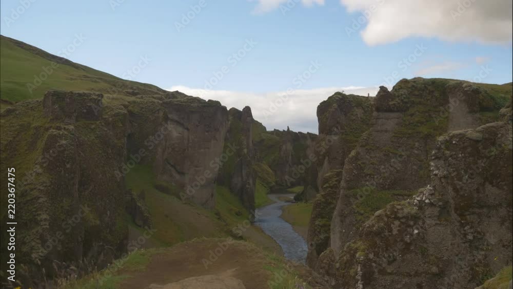Scenic time lapse of countryside in Iceland Scenic time lapse of countryside in Iceland