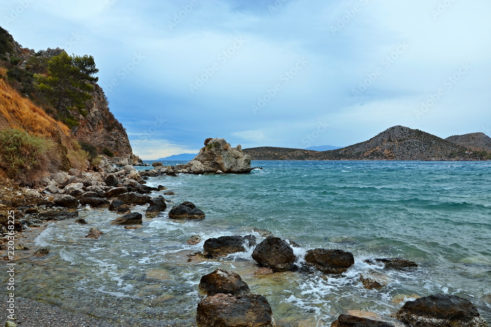 Greece-coast near the town of Tolo