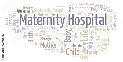 Maternity Hospital word cloud.