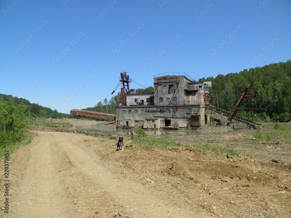 Fototapeta premium gold mining