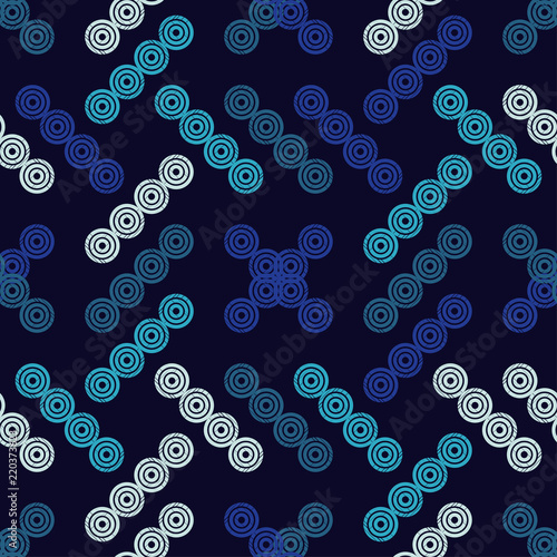 Polka dot seamless pattern. Geometric background. Dots, circles and buttons. Тextile rapport.