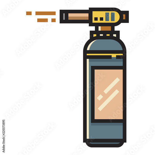 Blowtorch LineColor illustration