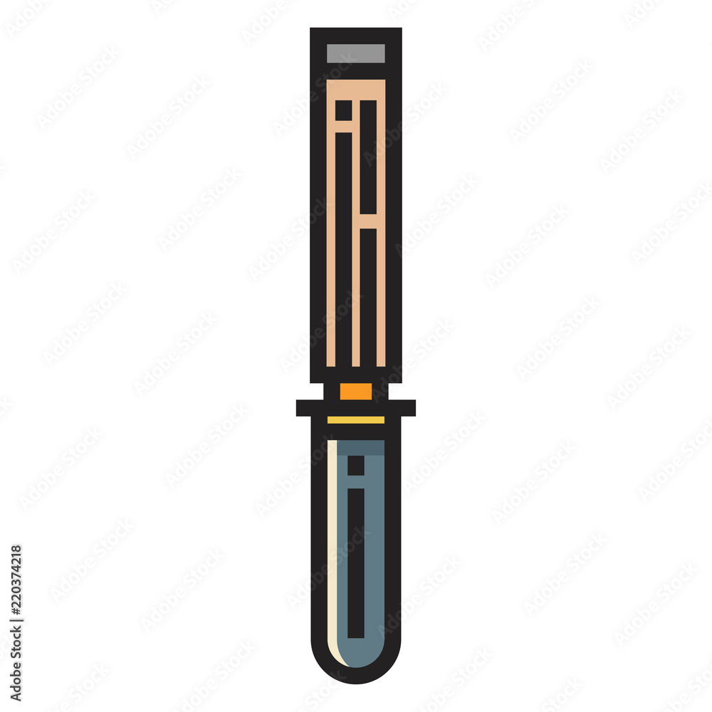 Rasp LineColor illustration Rasp LineColor illustration