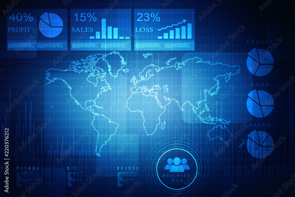 2d rendering Stock market online business concept. business Graph
2d rendering Stock market online business concept. business Graph