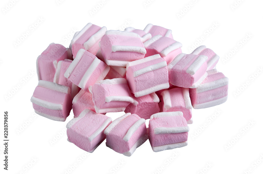 Pink Marshmallow. Pile of marshmallows Pink Marshmallow. Pile of marshmallows