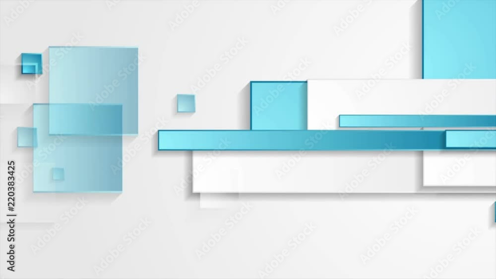 Blue and grey geometric squares tech abstract motion design. Corporate video animation Ultra HD 4K 3840x2160 Blue and grey geometric squares tech abstract motion design. Corporate video animation Ultra HD 4K 3840x2160
