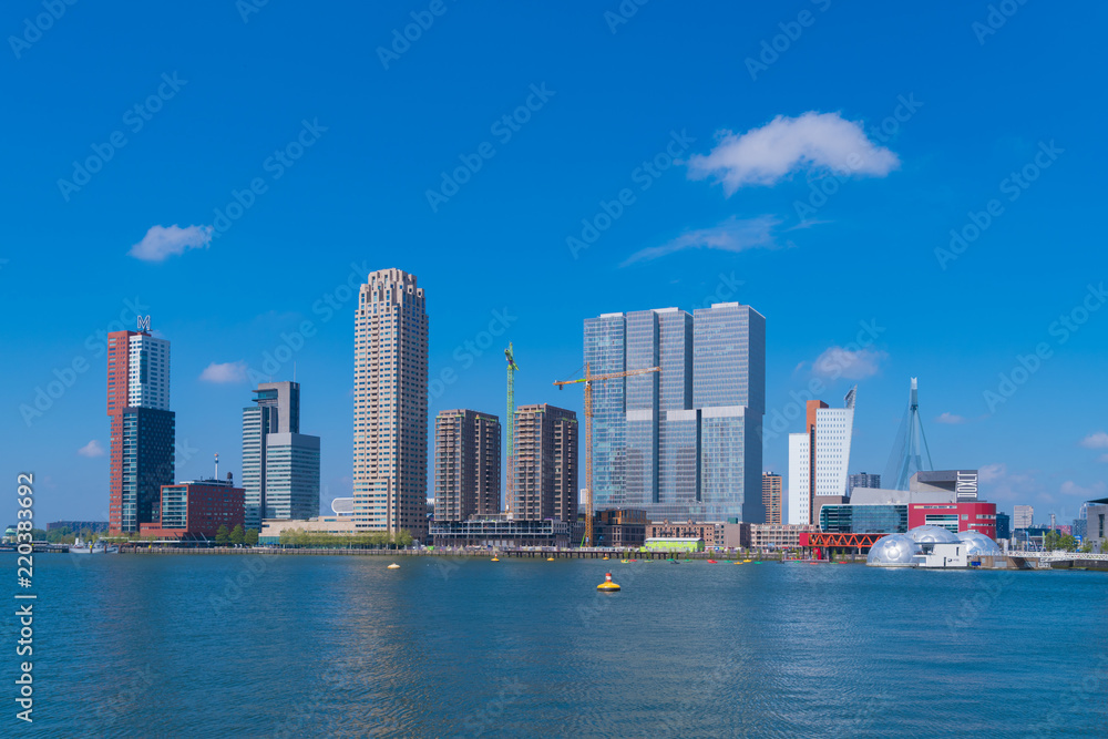 Fototapeta premium skyline of Rotterdam