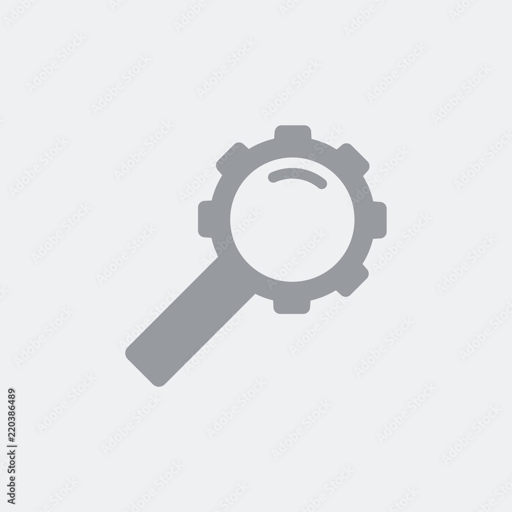 Isolated icon symbol of search engine Isolated icon symbol of search engine