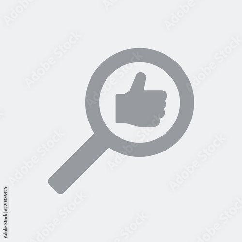 Search and find like. Flat, clean, minimal and isolated vector illustration with minimal and modern design.
