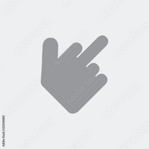 Hand showing the middle finger