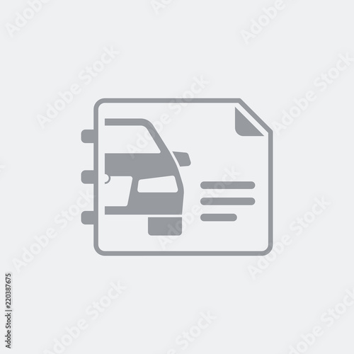 Automotive document icon