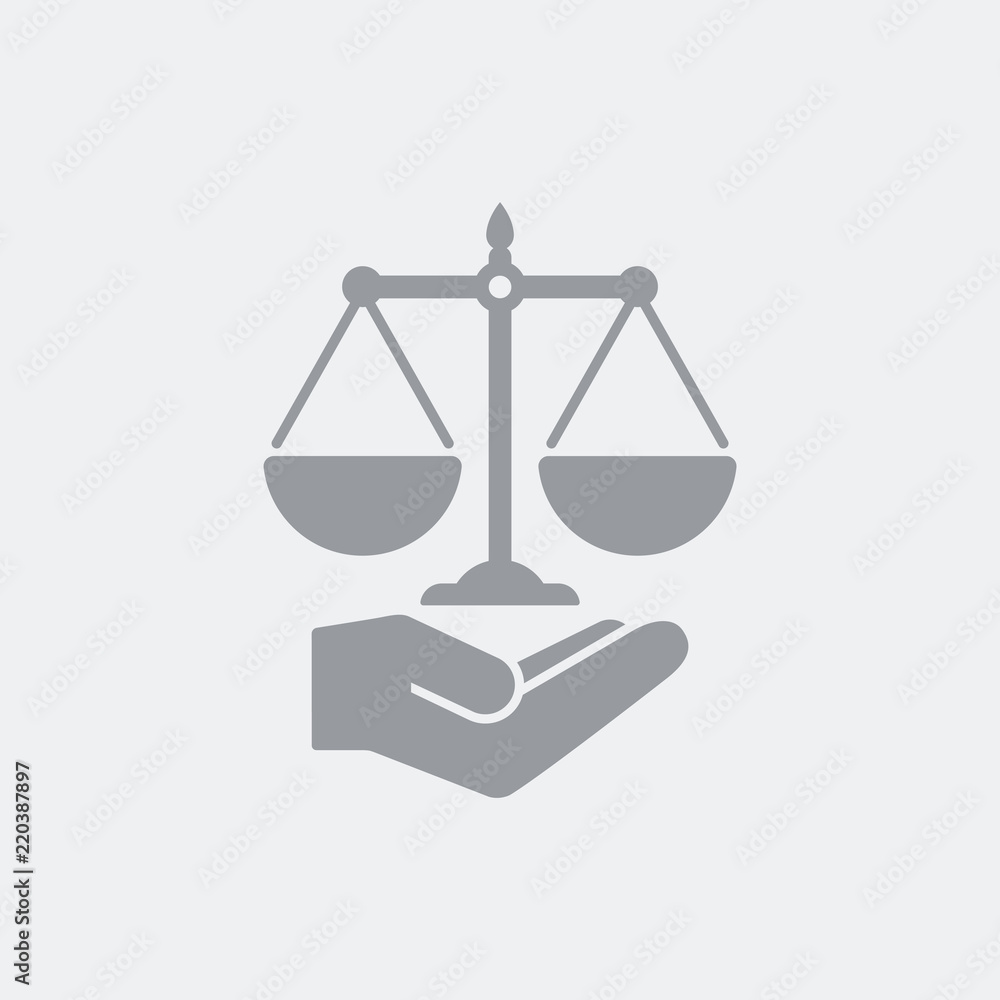 Legal services symbol concept Legal services symbol concept