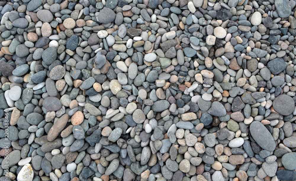 Beach stones background. Top view. Beach stones background. Top view.