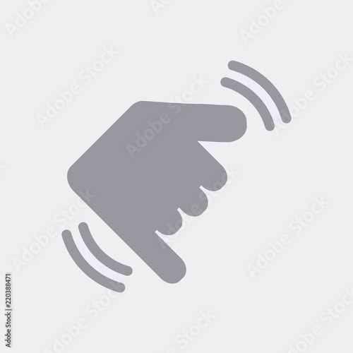 Hand in shaka gesture