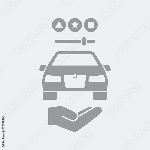 Customized car configuration panel