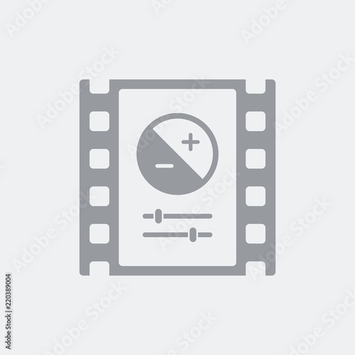 Image brightness adjust icon
