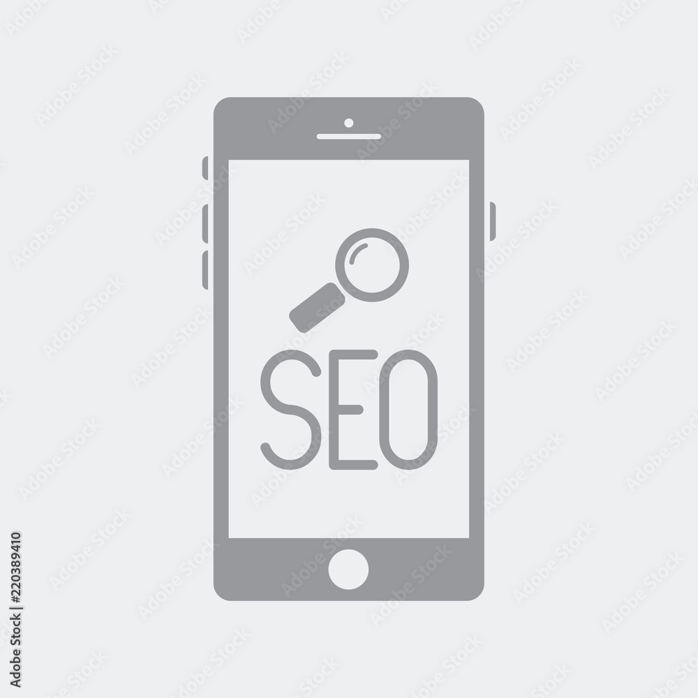 Seo research concept on smartphone Seo research concept on smartphone