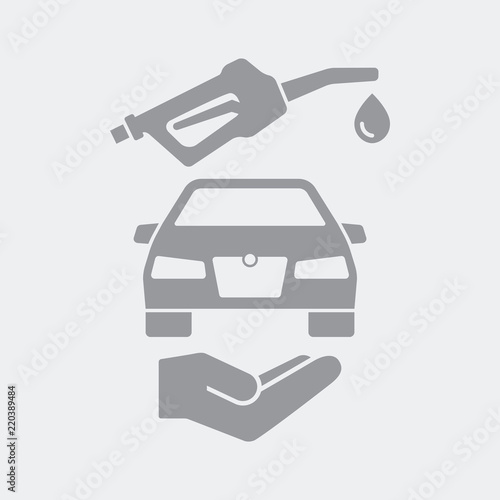 Car fuel service icon