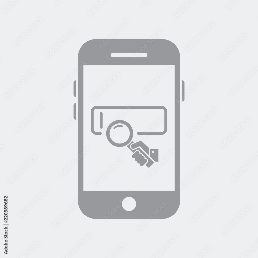 Web search on smartphone Web search on smartphone