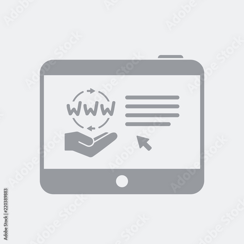 Web services on tablet