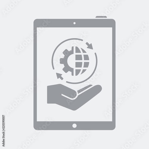 Global mobile services icon