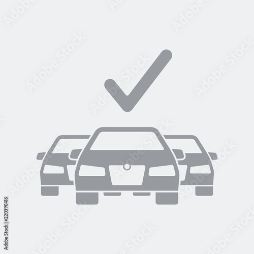 Automotive check concept icon
