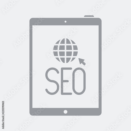 Global seo services on tablet