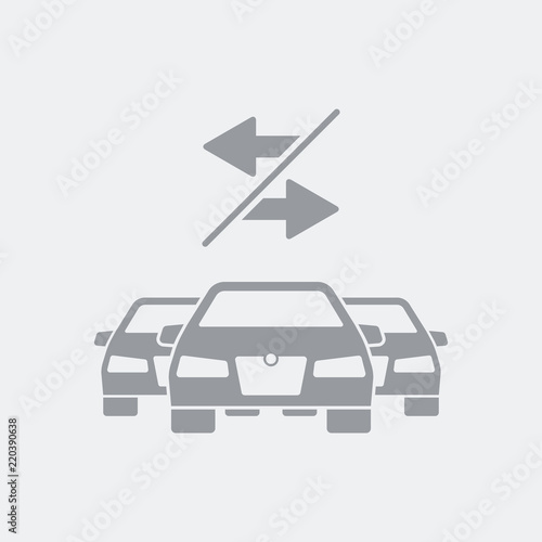 Exchange car concept icon