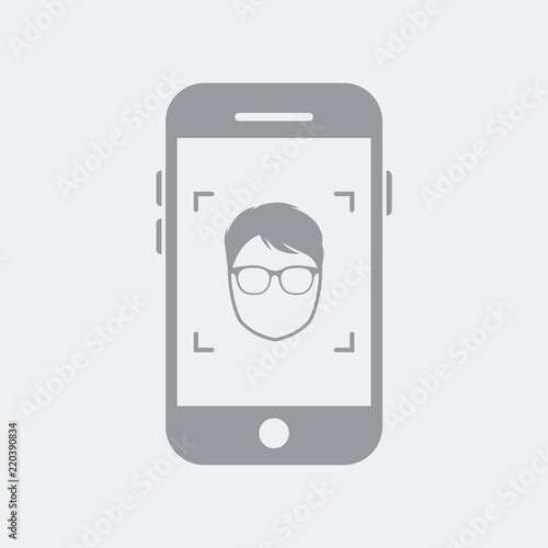 Smartphone take a portrait photo