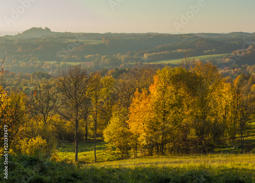 Bohemian Paradise Czech Republic, autumn landscape