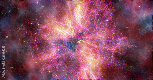 Abstract space galaxy stardust background