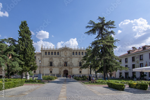 Fachada de la Universidad y Recinto Histórico de Alcalá de Henares, es Patrimonio de la Humanidad por la UNESCO. España photo