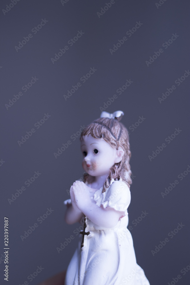 Fototapeta premium Cake topper Catholic communion