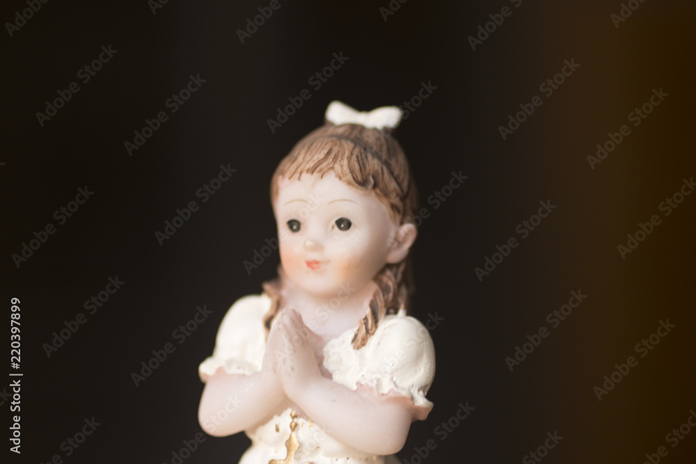Fototapeta premium Cake topper Catholic communion