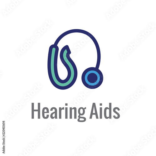 Hearing Aid or loss - Sound Wave Image