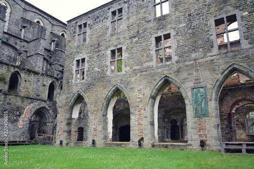 Ruins of cisterian Villers Abbey  abbaye de Villers  in Villers-la-Ville  Brabant province  Wallonia  Belgium