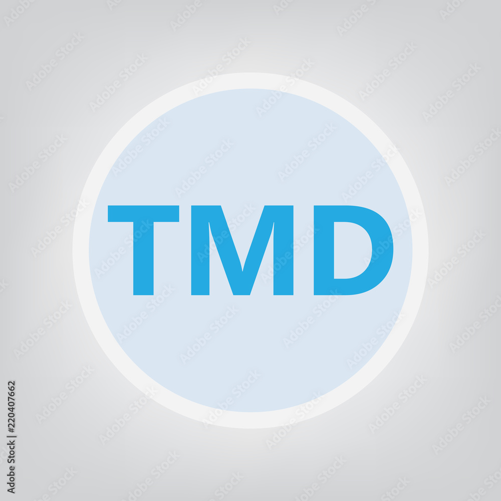 TMD (Temporomandibular disorder) concept- vector illustration TMD (Temporomandibular disorder) concept- vector illustration