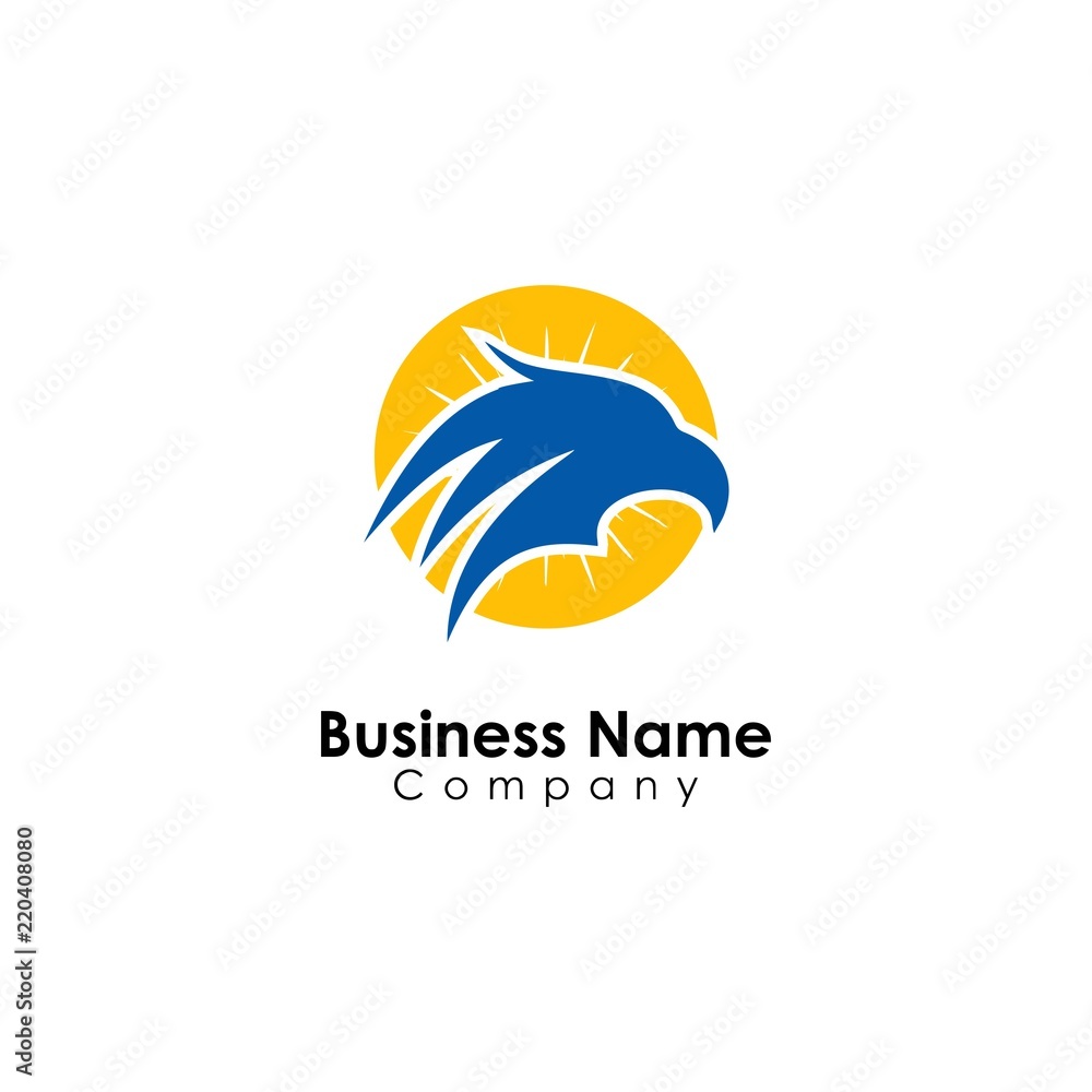 Fototapeta premium eagle logo template
