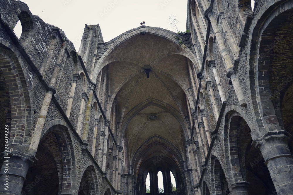 Ruins of cisterian Villers Abbey, abbaye de Villers, in Villers-la-Ville, Brabant province, Wallonia, Belgium Ruins of cisterian Villers Abbey, abbaye de Villers, in Villers-la-Ville, Brabant province, Wallonia, Belgium