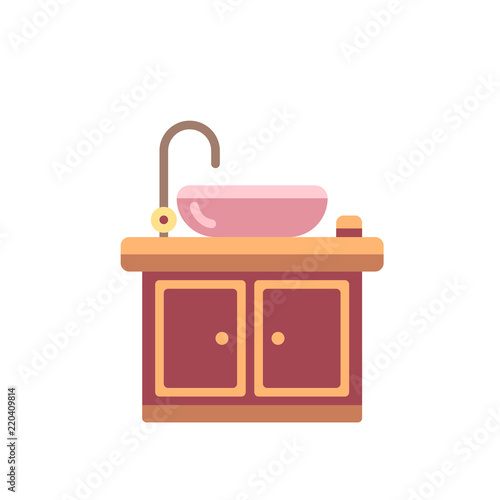 Washstand Flat Icon