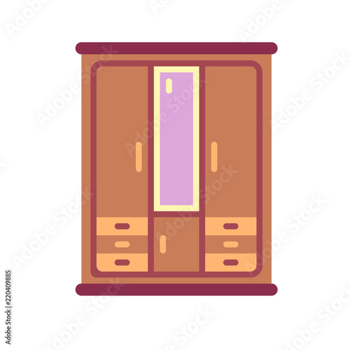 Wardrobe Flat Icon