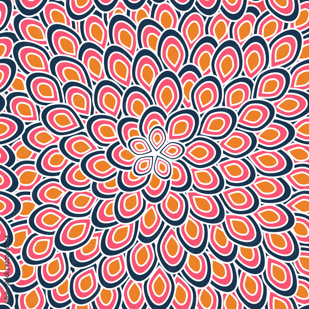 Seamless vector pattern with radial abstract texture Seamless vector pattern with radial abstract texture